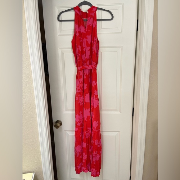 New! Pink & Red Maxi Dress-Small - Picture 7 of 16